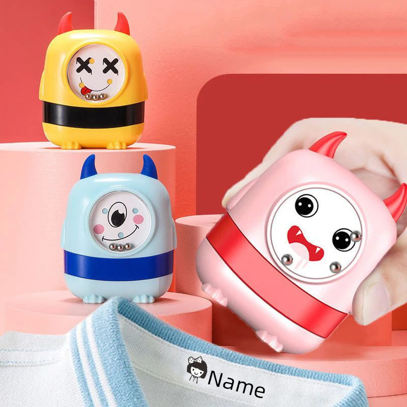 Custom-Made Baby Name Stamp DIY For Children Name Seal Student Clothes Chapter Not Easy To Fade Security Stamp Sticker