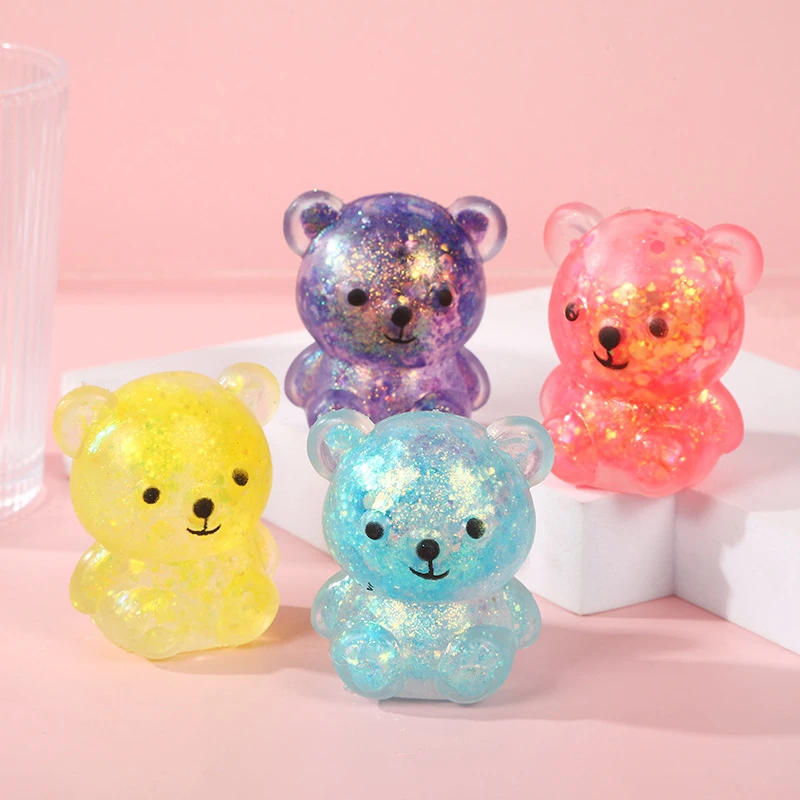 Fidget Bear Toys Anti Stress Fidget Splat Decompressions Vent Squeeze Toys