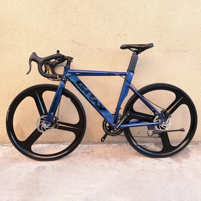 GRAY 700C Road Bike Low Wind Resistance Aluminum Alloy Frame Variable Speeds Disc Brake Commuter Travel Racing Bicycle - Image 5