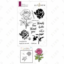 Arrival in 2022 New Fairy Tale Rose Metal Cutting Dies and Stamps Stencils Handmade Diy Scrapbooking Paper Craft Gift Decoration