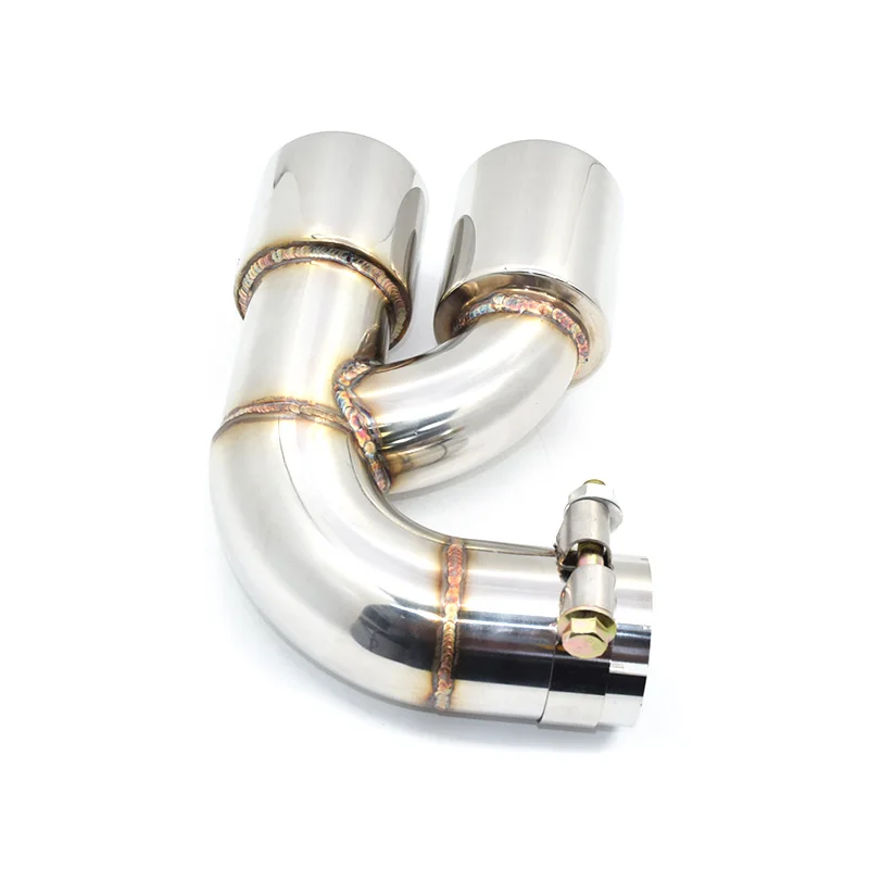 Dual Exhaust Tip For BMW F20 118i 120i 116i 1 Series Stainless Steel Twin Exhaust Pipe Muffler Tip Tailpipe Nozzle 1 PCS exhaust muffler tip
