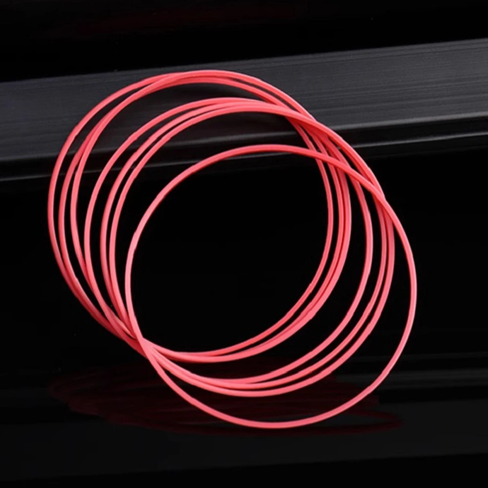 Waterproof Red Gasket Ring for Watch Case Back Cover - 25-42MM (1/2/5 PCS)