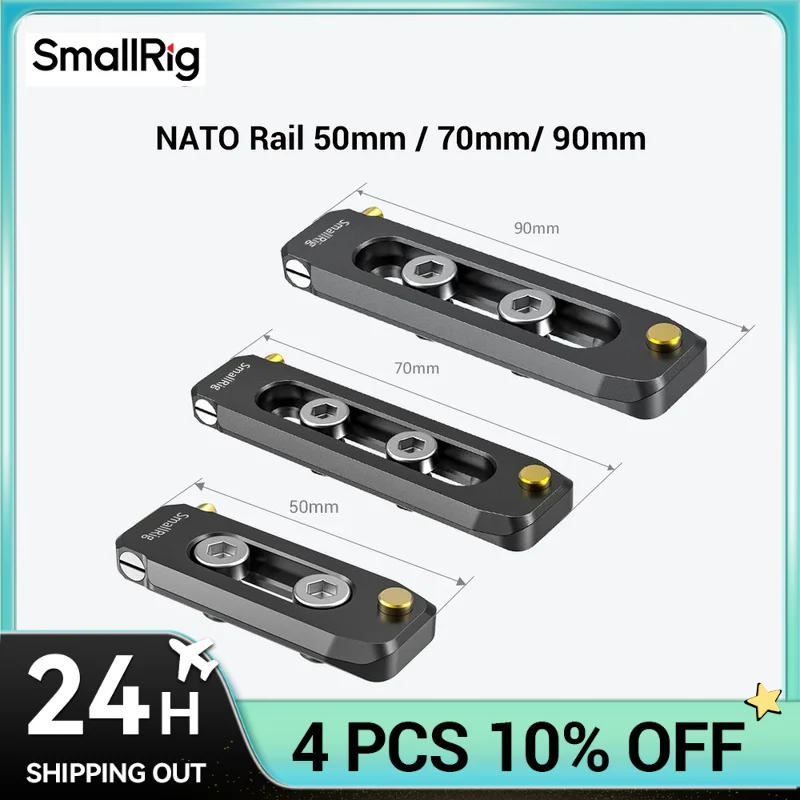 SmallRig Quick Release Low-Profile NATO Rail for Camera Rigs - Versatile Video Shooting Accessory