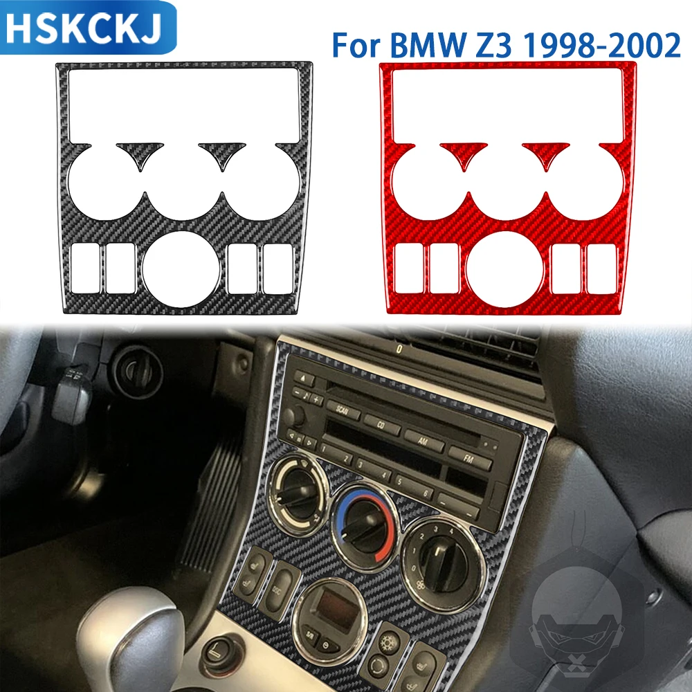 

Для BMW Z3 1998 1999 2000 2001 2002 аксессуары из углеродного волокна для управления салоном автомобиля Grar дверь воздуховыпускная панель отделка наклейка