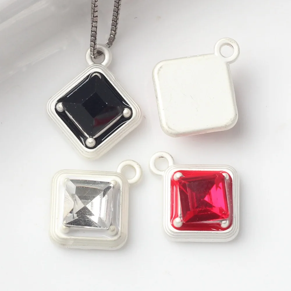 

40 шт., подвески для браслета, 12 х10 мм