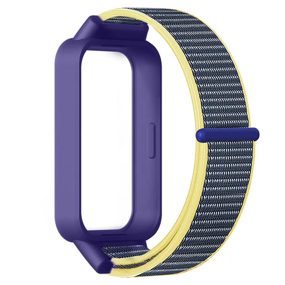 Nylon Strap and Case for Smart Watch - Sporty Replacement Wristband and Bracelet Cover