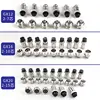 5pcs GX12 GX16 GX20 2 3 4 5 6 7 8 9 10Pin Male Female Butting Wire Cable Circular Aviation Socket Plug Panel Connector 3