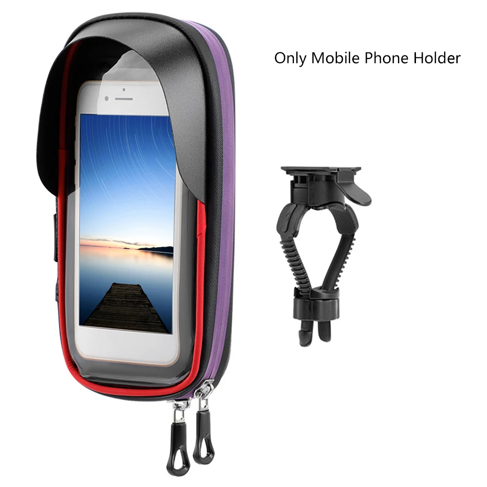 

Чувствительная молния вращающийся на 360 градусов сенсорный экран Практичный Прочный уличный держатель для телефона для мотоцикла с дождевиком