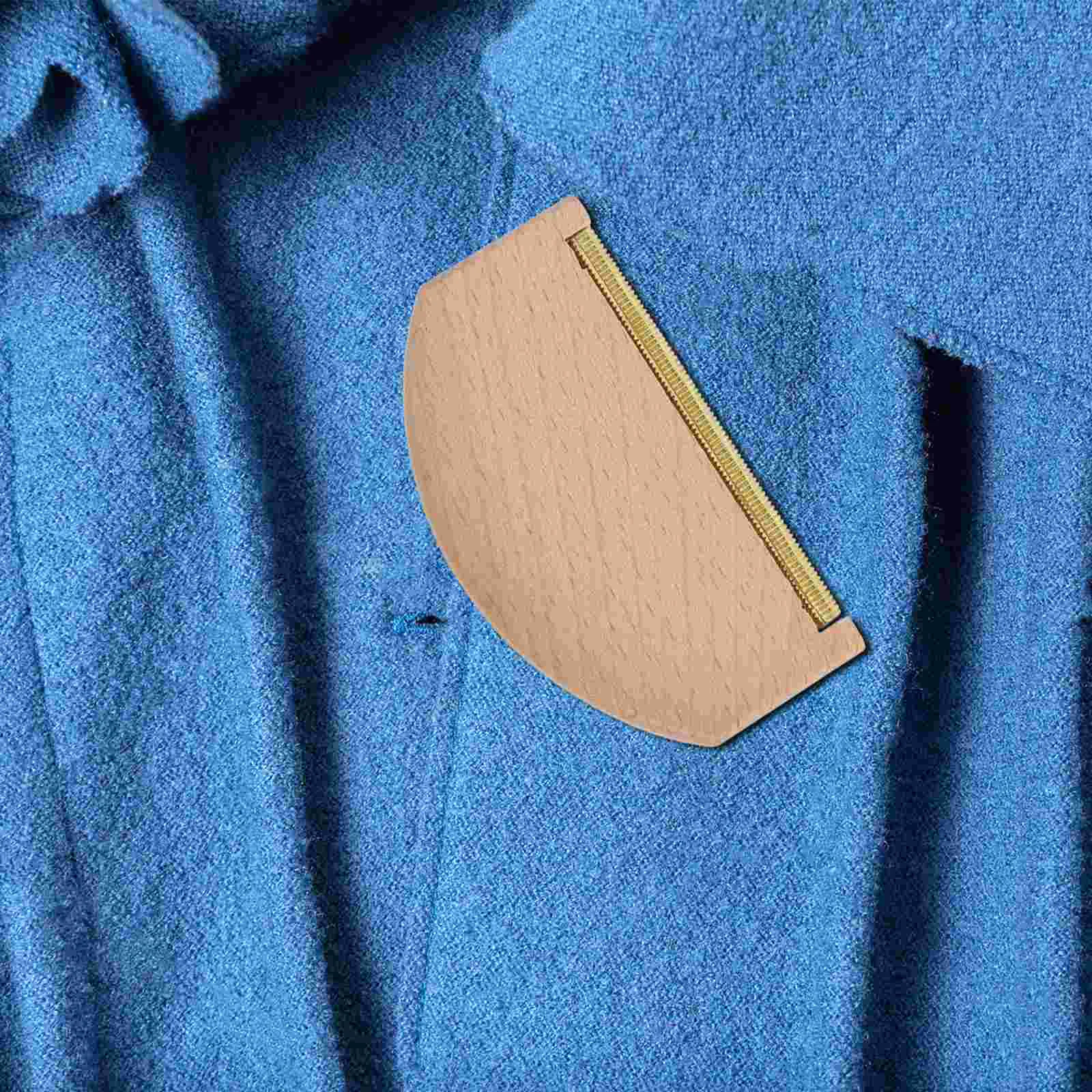 Cashmere Comb Sweater Shaver Wool Comb Knitwear Wooden Pilling Fuzz Fabric Lint Remover Manual Portable Brush Tool Anti