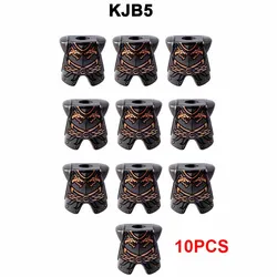 Medieval Battle Gear Building Blocks Set with Knights, Armor, and Dragon Elements (B5X10)