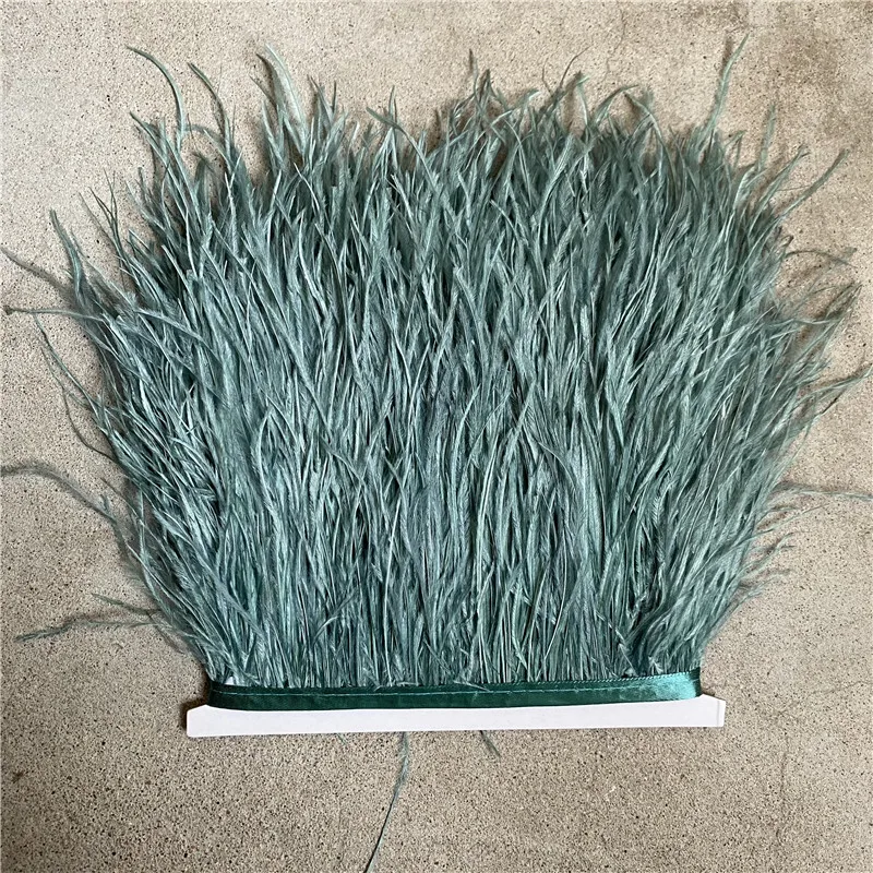 Ostrich Feather Trim Fringe Feather Ribbon 10 Yard 10-15CM/4-6Inch Width Sewing Crafts Costumes Decoration ostrich feathers craft feathers natural feathers