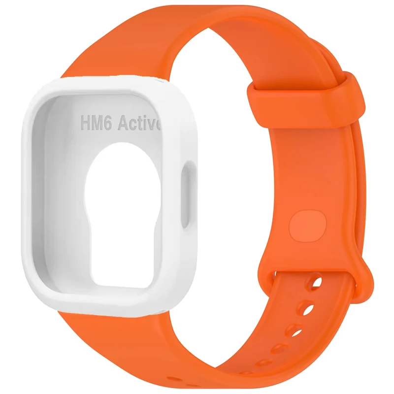 Colorful Silicone Strap and Soft TPU Case with Screen Protector