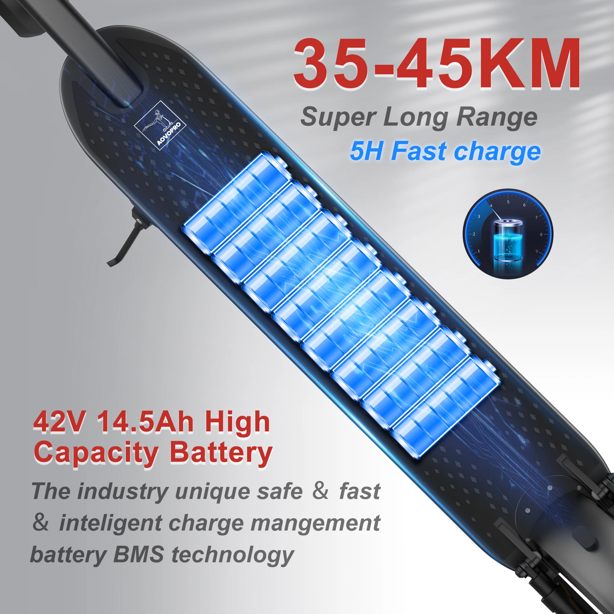 AOVOPRO New ESMAX Electric Scooter 500W 40km/h Adult APP Smart Scooter Shock-absorbing Anti-skid Folding Electric