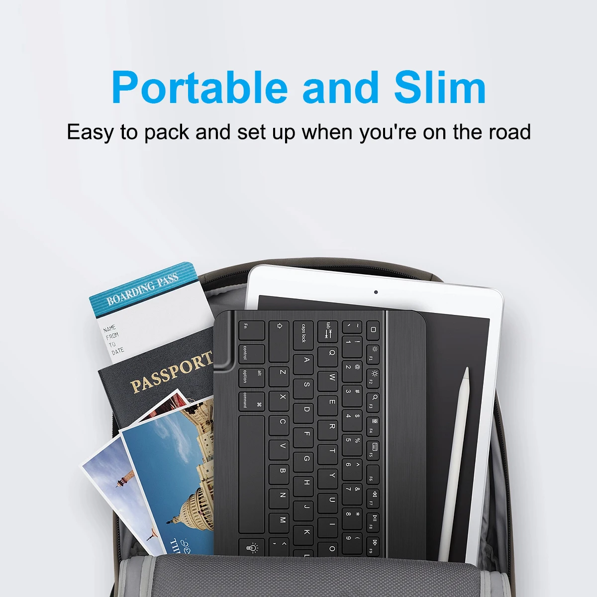 Wireless Bluetooth-compatible Rechargeable Keyboard 10 inch Portable for Tablet PC IOS Samsung Xiaomi mechanical keyboard,wireless mechanical keyboard,bluetooth keyboard,bluetooth remote control,wireless keyboard mouse set