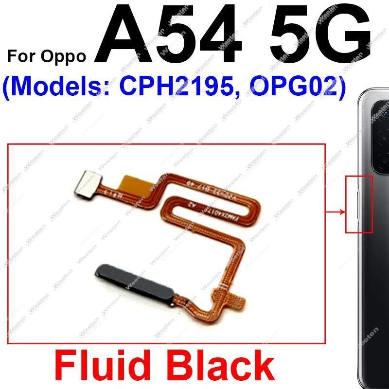 Fingerprint Sensor Flex Cable for Power Button Touch Sensing