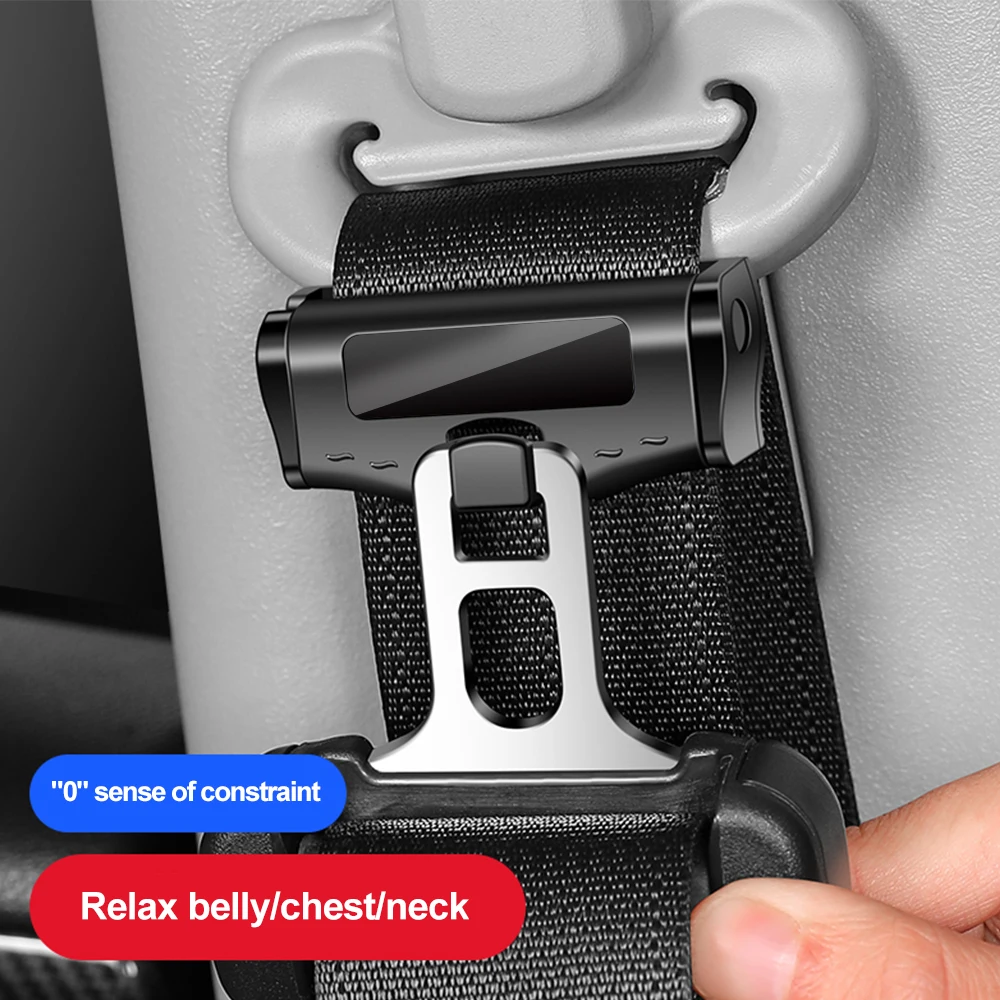 2pcsCarSafeSeatBeltlimiterbuckleAntislipAdjustmentSeatBelt