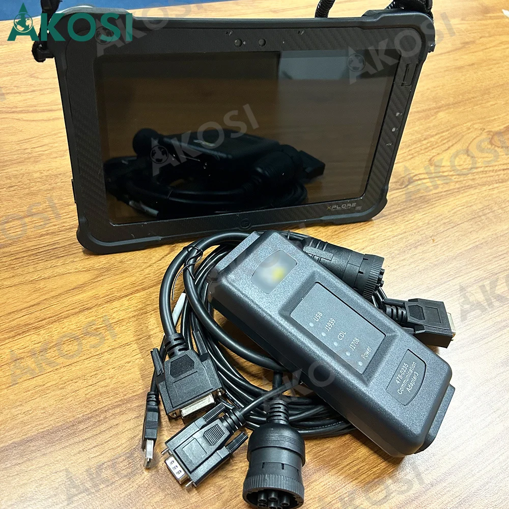 

Xplore планшет + 2023A для CAT ET4 ET3 2019A WIFI USB для CAT Грузовик Экскаватор диагностический инструмент связь с 9 + 14-контактным кабелем