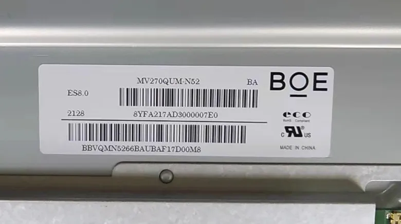 Оригинальный 4k ЖК-экран MV270QUM-N50 MV270QUM-N51 MV270QUM-N52 MV270QUM-NM0 MV270QUM N50 N51 для LG 27UP850