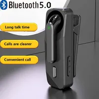 Collar Earphones Bluetooth 5.1 Wireless Headset Business Headset With Mic Sports Ear Hook Lotus One Ear Handsfree Free Shipping 1