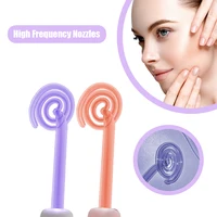 High Frequency Replace Electrode Spiral Shape Replacement Wand For HF Facial Machine Violet Acne Remove HF Beauty 1