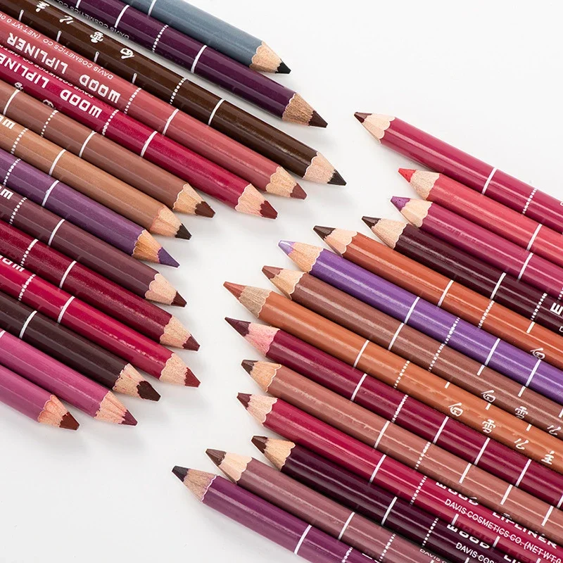 28-Colors Waterproof Lip Liner Matte Nuede Red Long Lasting Makeup Pens Non-stick Cup Lipstick Women Party Makeup Lip Cosmetics 5