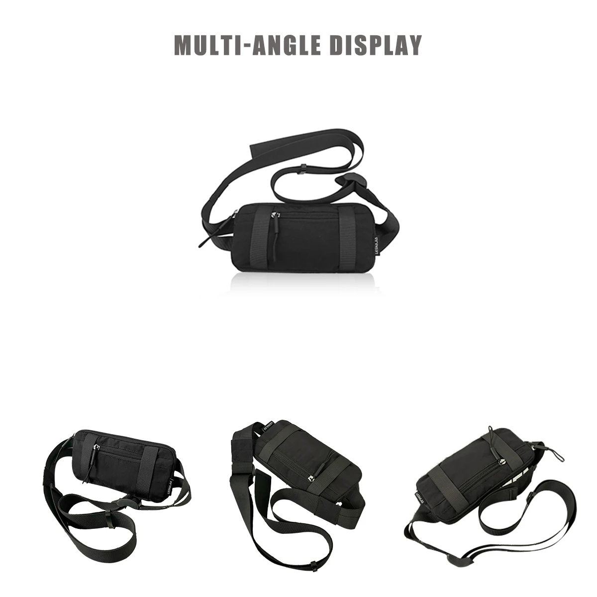 The New Small Diagonal Mountaineering Bag Sports Waist Bag Outdoor Bag All-Match Running Bag Male Cycling Bag Female