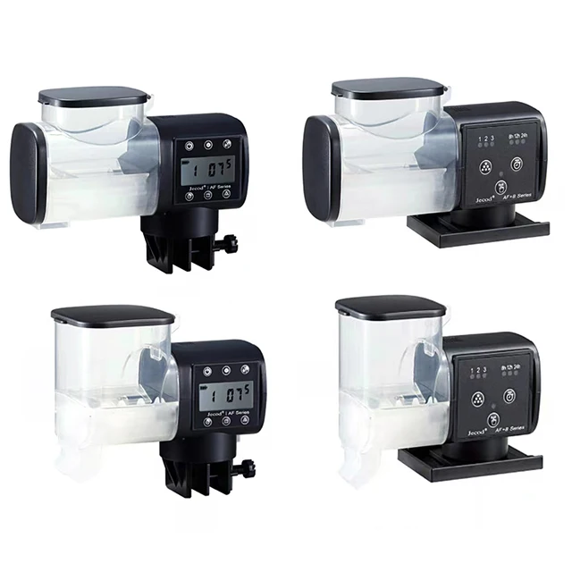 Comedero Peces Automático 500ml Alimentador Automático Para Peces 500ml - Dispensador Comida Acuario Con Temporizador Alimentador Programable