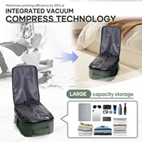 Ryanair 40x30x20 Travel Backpack Vacuum Compression Backpack , Wizzair Cabin Bag 15.6" Laptop Travel Bag，Storage Bag, Schoolbag 5