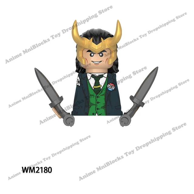 Disney TVA WM6118 X0318 anime plastic mini action toy figures Assemble toys Bricks for kids Christmas birthday gifts 3