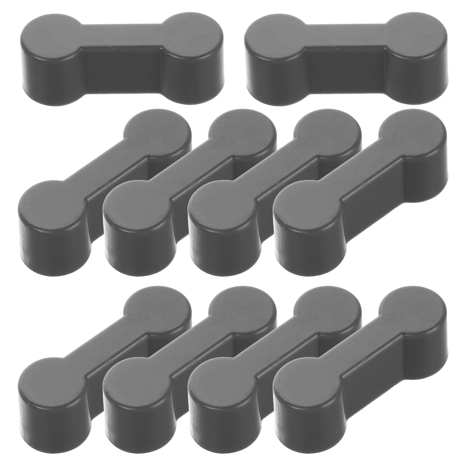 Train Track Buckle Parts Wooden Connectors Plastic Joiners Dark Grey Adapter Kit Toys Accessories for Trains 20 Pcs