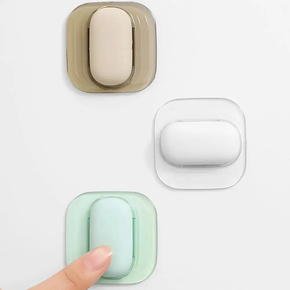 3Pcs/Set Silicone Door Stopper Punching Free Mute Stickers Door Handle Protection Pad Hardware Wall Mat Anti-collision Sticker