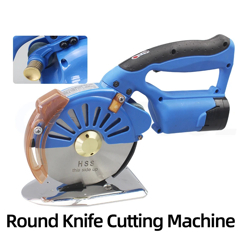 

100-125MM Circular Saw Rotary Cutting Machine Electric Circular Knife Cutting Machine Cutting Fabric and Leather Crafts Tools