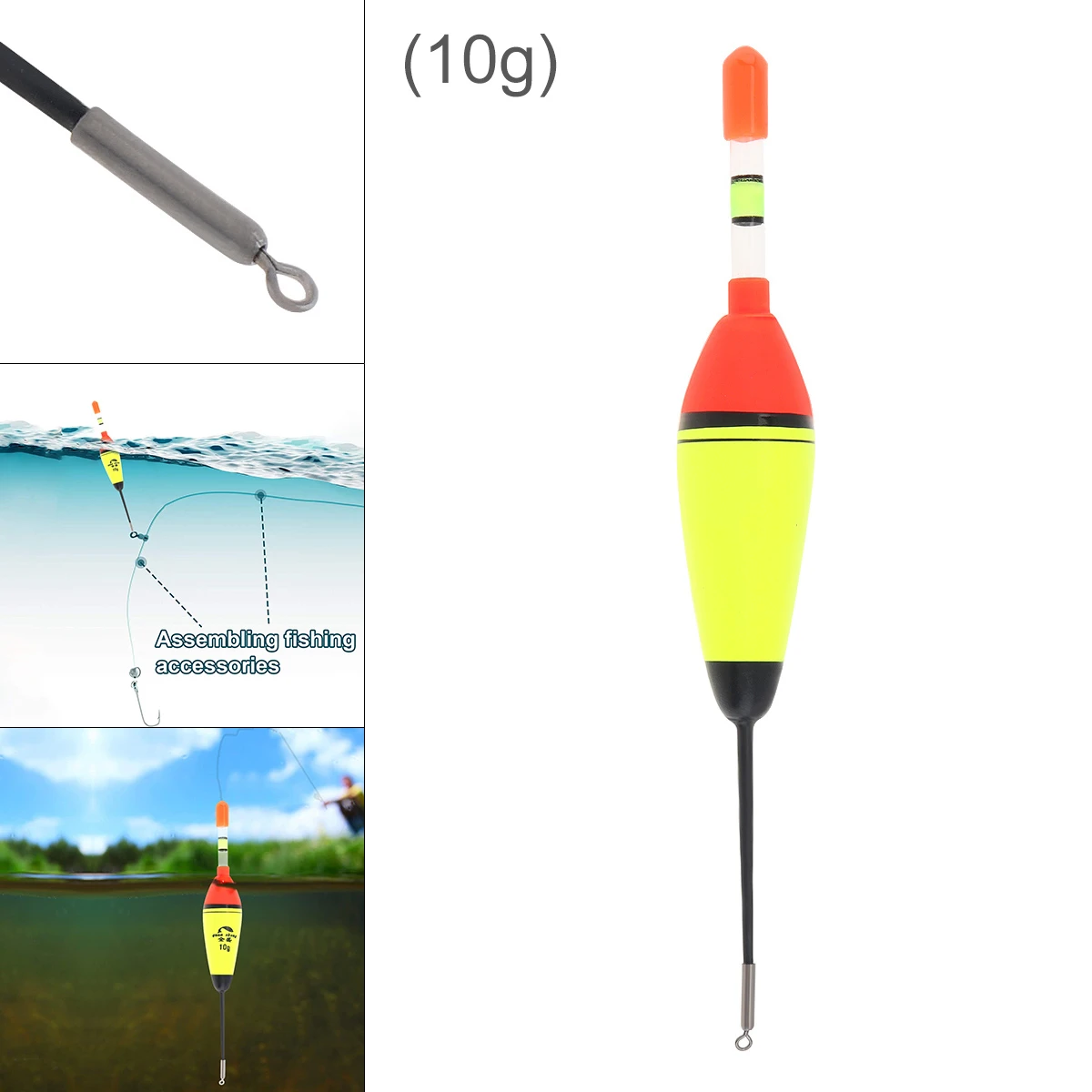 

10g EVA Foam Fishing Floats Bobber Sea Rock Fishing Long Cast Floating Eye-catching Drift