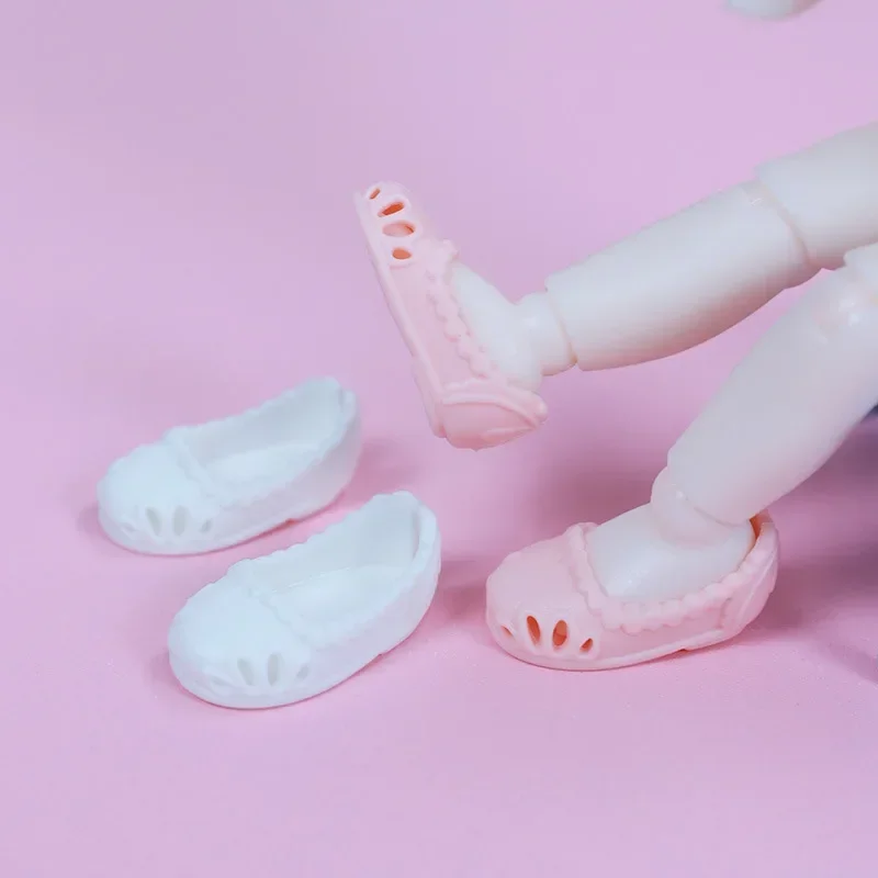 Doll Shoes Doll Stand Doll Accessories 4 Pairs High Quality Shoes for 16cm BJD Dolls Stand Other Accessories General-Purpose 1/8 Doll Body PVC