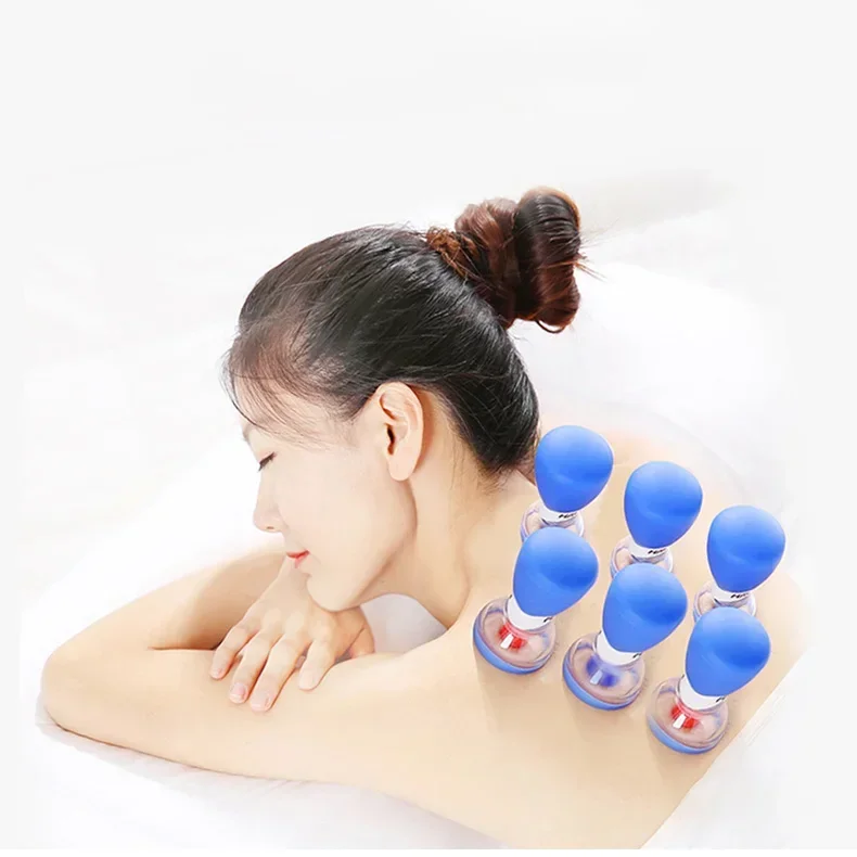 Professional 10pcs/6pcs Magnetic Cupping Therapy Set - Silicone Vacuum Massage Cups for Muscle Pain Relief, Detox & Acupressu
