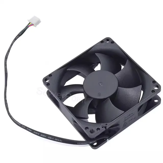 Motore Per Ventilatore PWM 4 Fili TOP MOTOR DB128015BU-A, 12V 0,70A, 8cm. Nuovo (aperto Ma Eccellente).