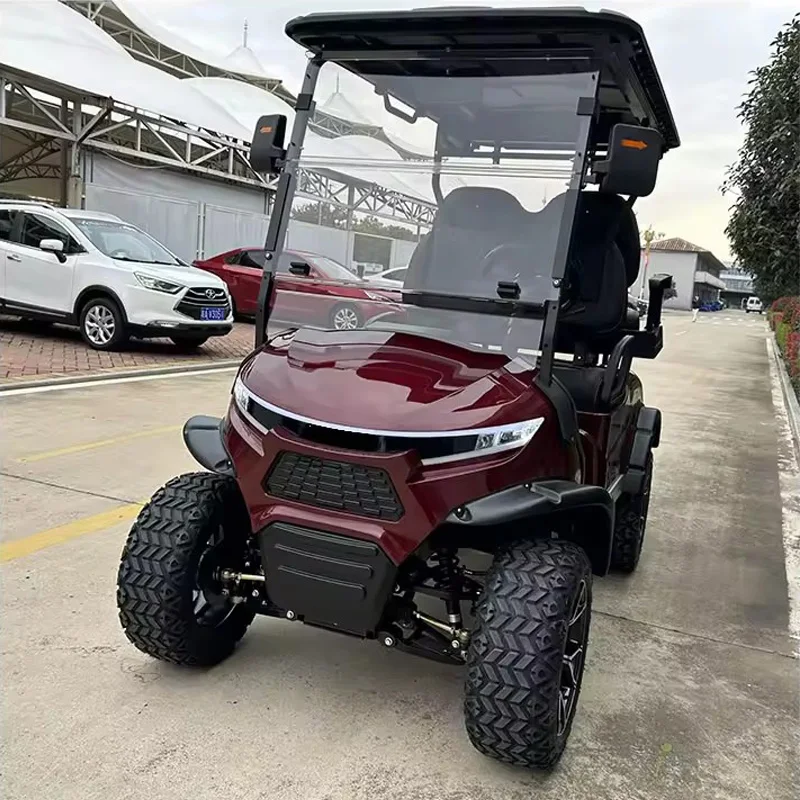 

Мультимедийный плеер с цифровым измерителем, Электромобиль для гольфа с сенсорным экраном, 4, 6 мест, для внедорожников, 48 В, 60 в, 72 в