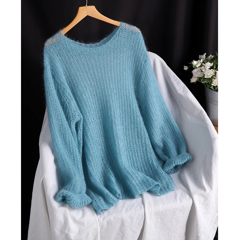 TPRPYN 25g 1Pc Mohair yarn for hand knitting crochet Acrylic yarn Crocheting thin lana yarn knit fuffy line DIY scarf hat 166m 6