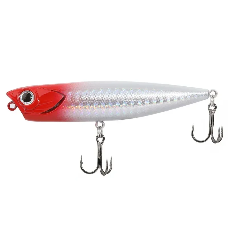 Lot De 5 Leurres De Pêche Topwater Popper – 12 Cm / 18 G – Flottants – Oscillants