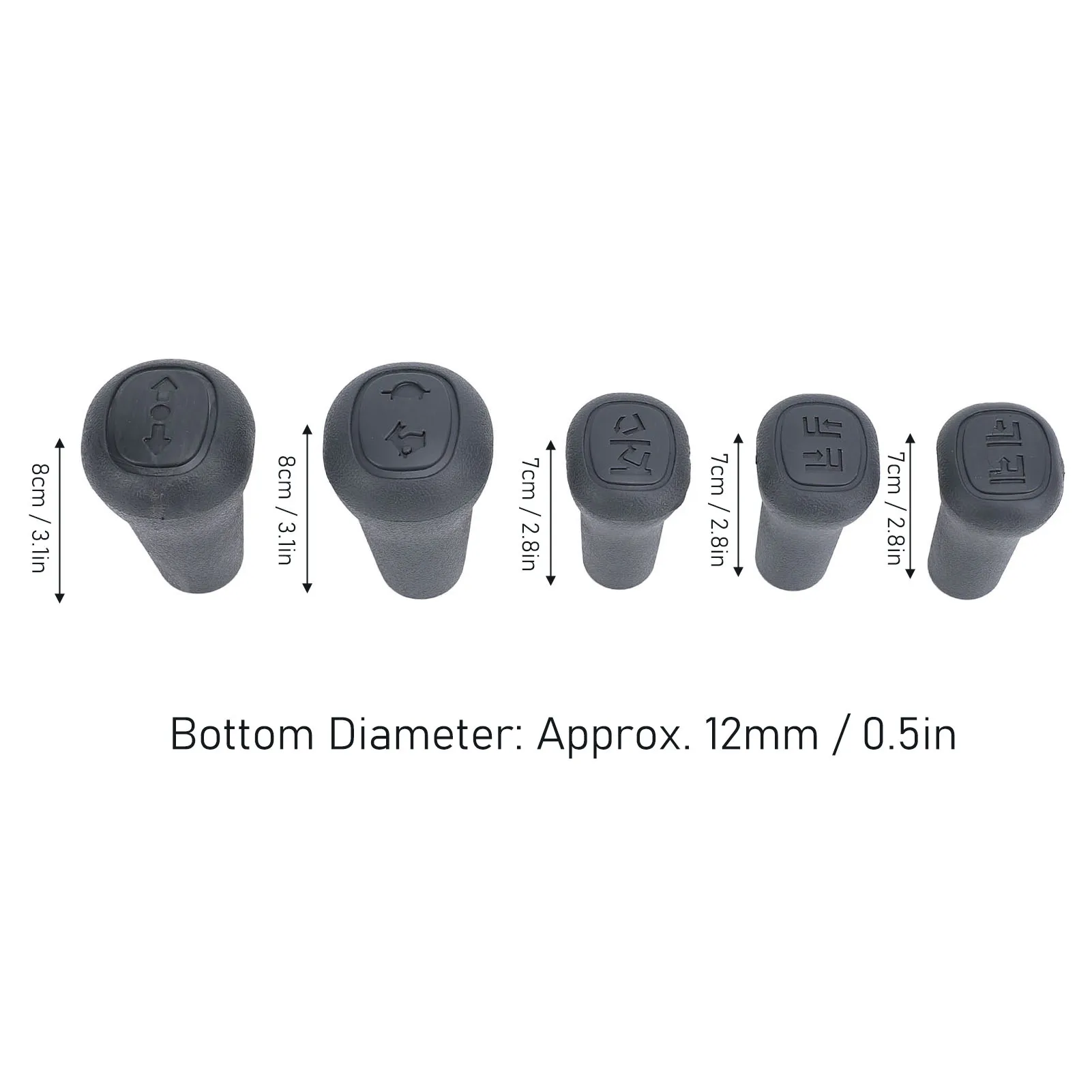 Forklift Leverage Lever Knob Smooth Movement Enhanced Performance Forklift Replaceable Handle Shift