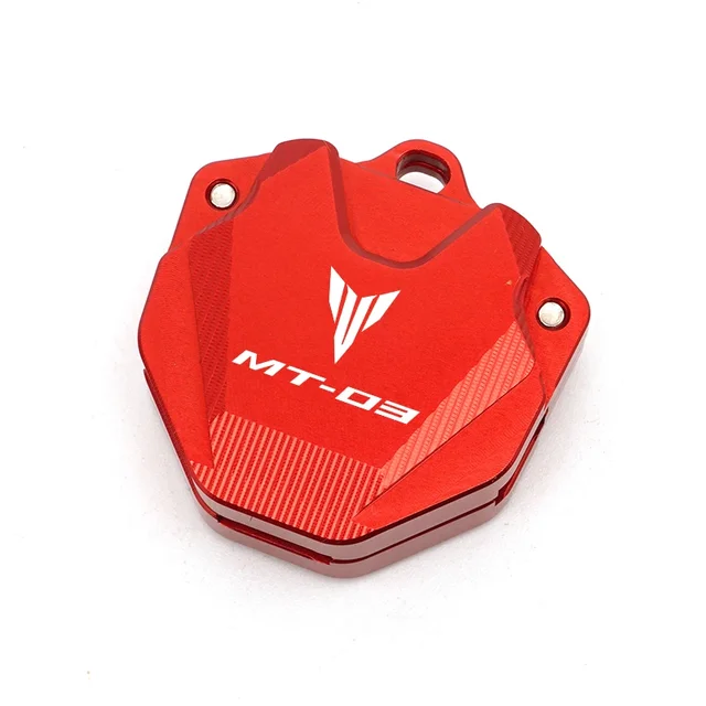 Per YAMAHA MT03 MT-03 2024 2023 2022 2021 2020 2019 CNC Chiave Della Copertura Della Cassa Guscio Protettivo Portachiavi Accessori Moto Con Logo 6
