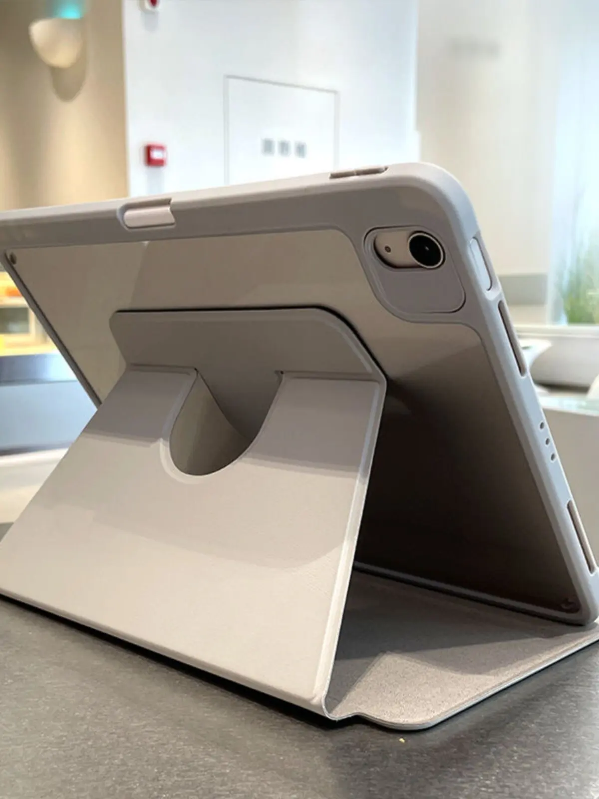 Für iPad 7/8/9 (2017) Schutzhülle mit 720-Grad-Drehfunktion, Pro11-Tablet-Hülle mit Stiftschlitz – Detail 3