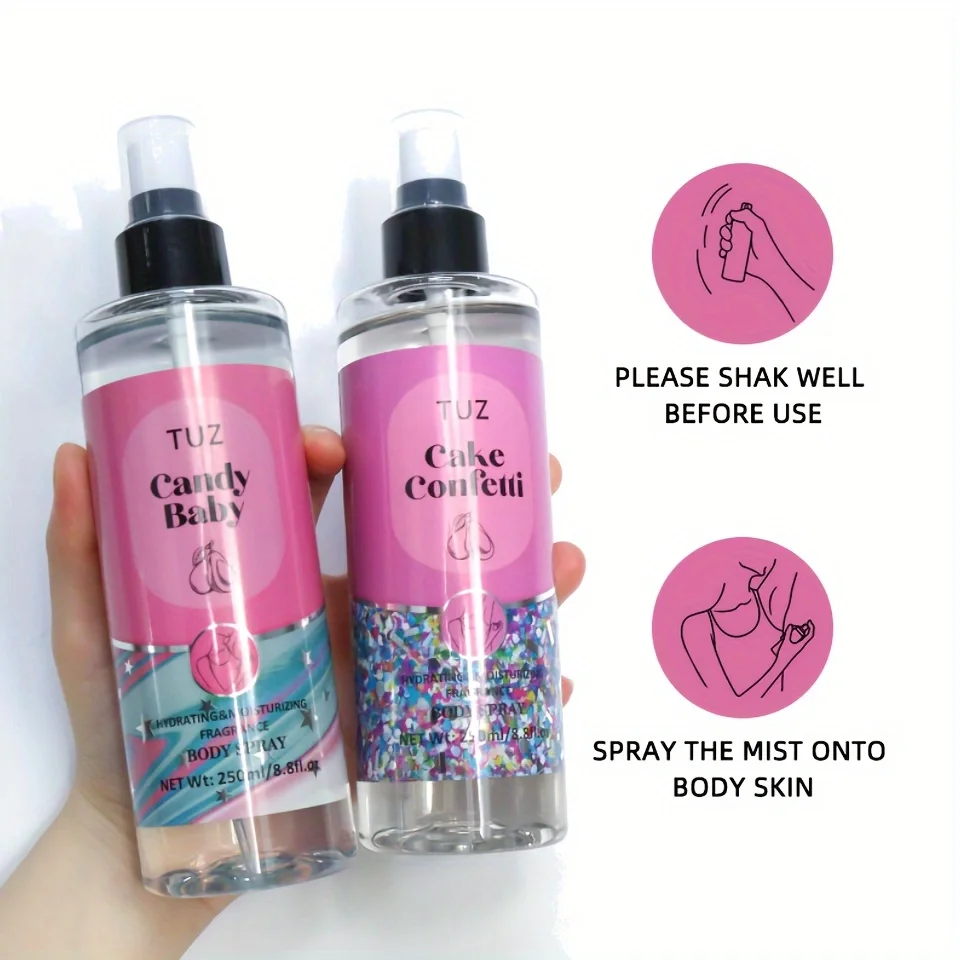 Body Spray Long-lasting Fragrance Alcohol-Free Keep A Good Mood All Day Long Lowkey and Gentle With A Touch Of Elegance 250ml 5