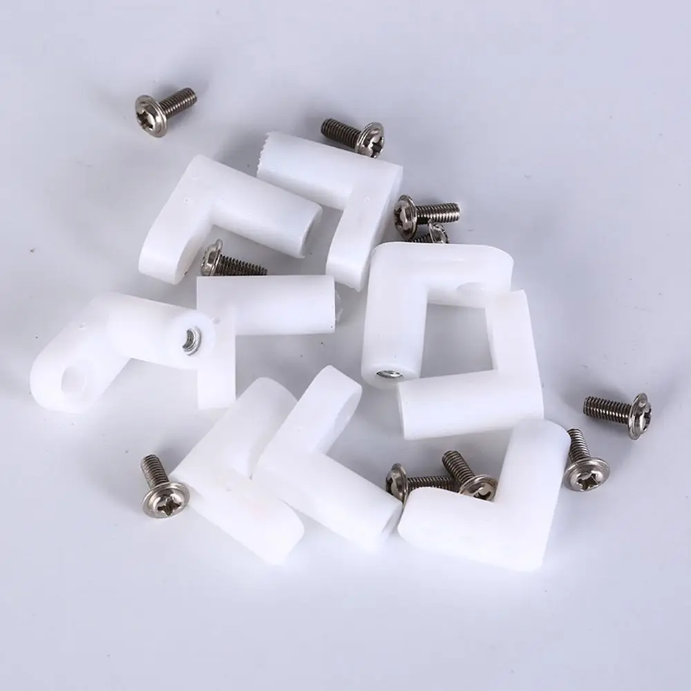 

10pcs PCB type mounting feet with screws for motherboard fixed host fixing feet L right angle bracket fixing feet