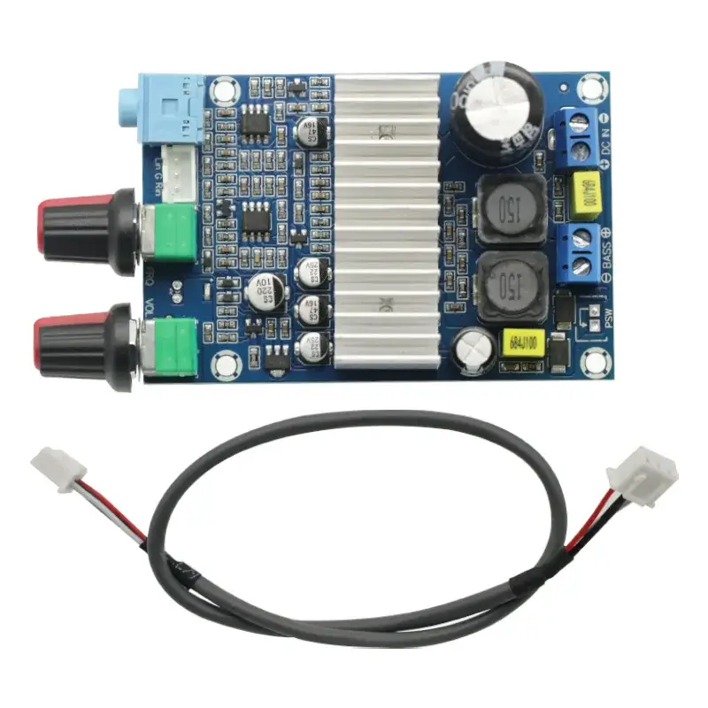 TPA3116 Subwoofer Amplifier Board TPA3116D2 Audio Amplifiers 100W Bass Output DC12-24V NEW image 2