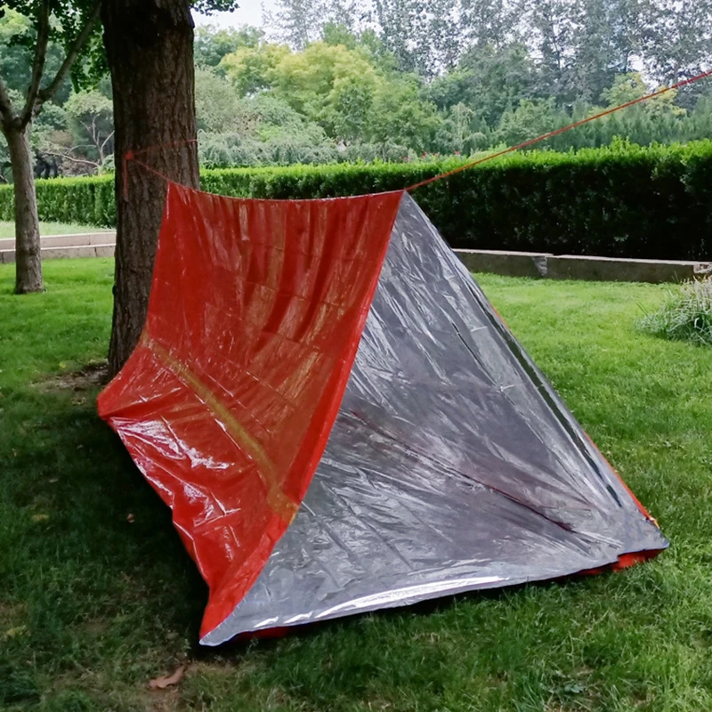 Ultra Waterproof Mylar Thermal Emergency Sleeping Bag Blankets Lightweight Survival Sleeping Bag Keep Warm For Camping Hiking