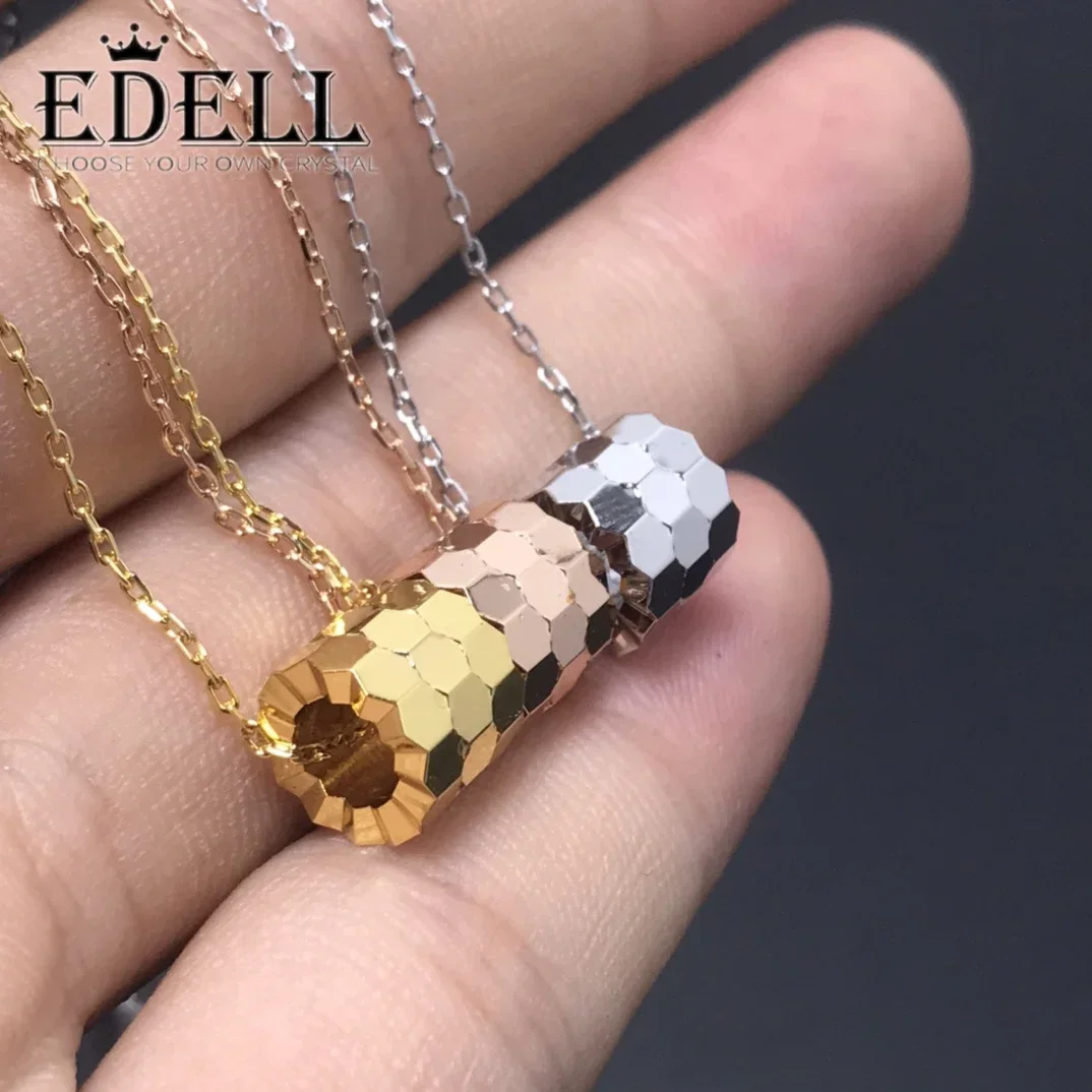 

Edell CHAMUET New High Quality and Exquisite Diamond Free Face Honeycomb Necklace Platinum Rose Gold Good Craftsmanship