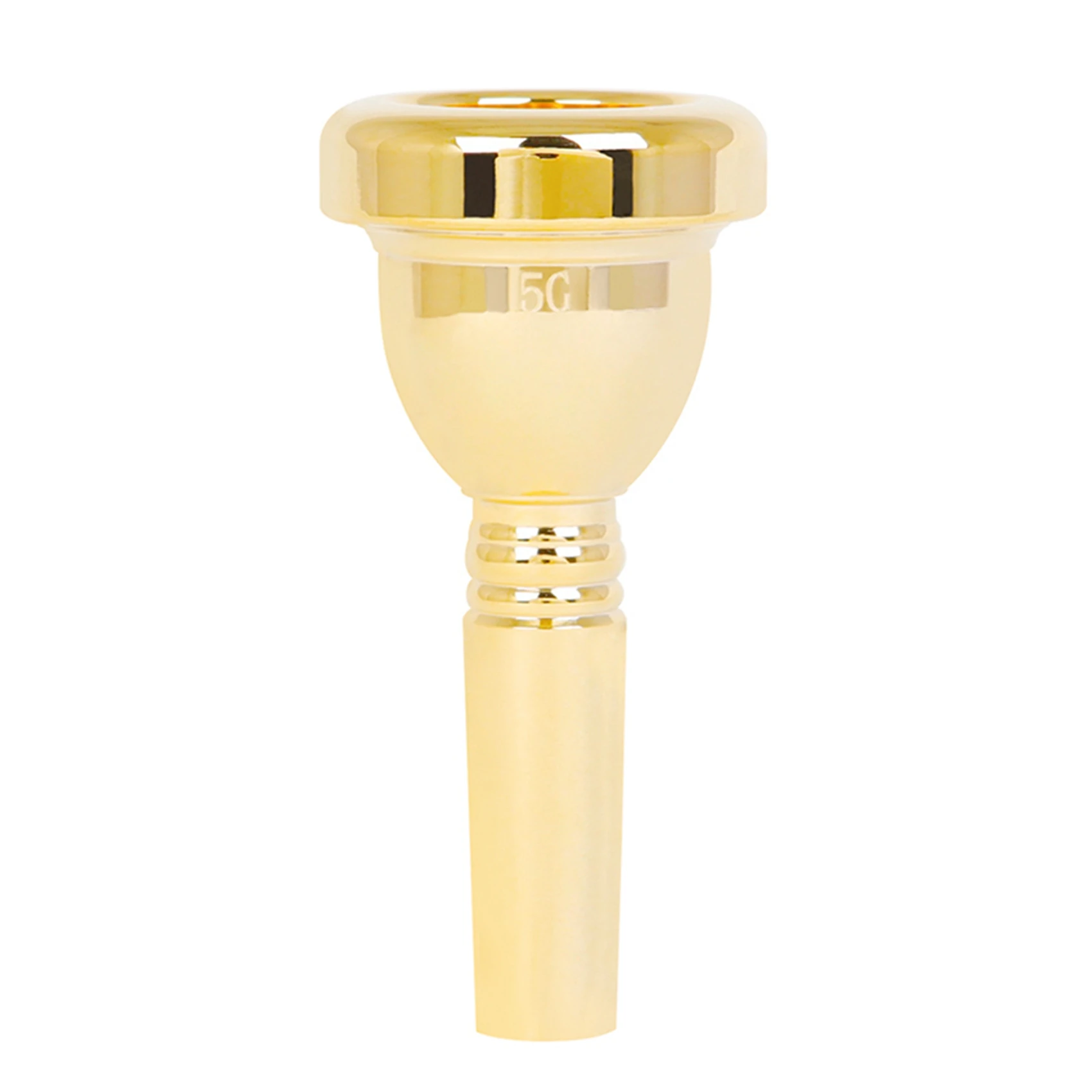 Bocchino Trombone Tuba 5G Taglia Per Accessori Per Trombone Musicale Per Principianti Di Bach Parti O Esercitatore Per Dita, Oro