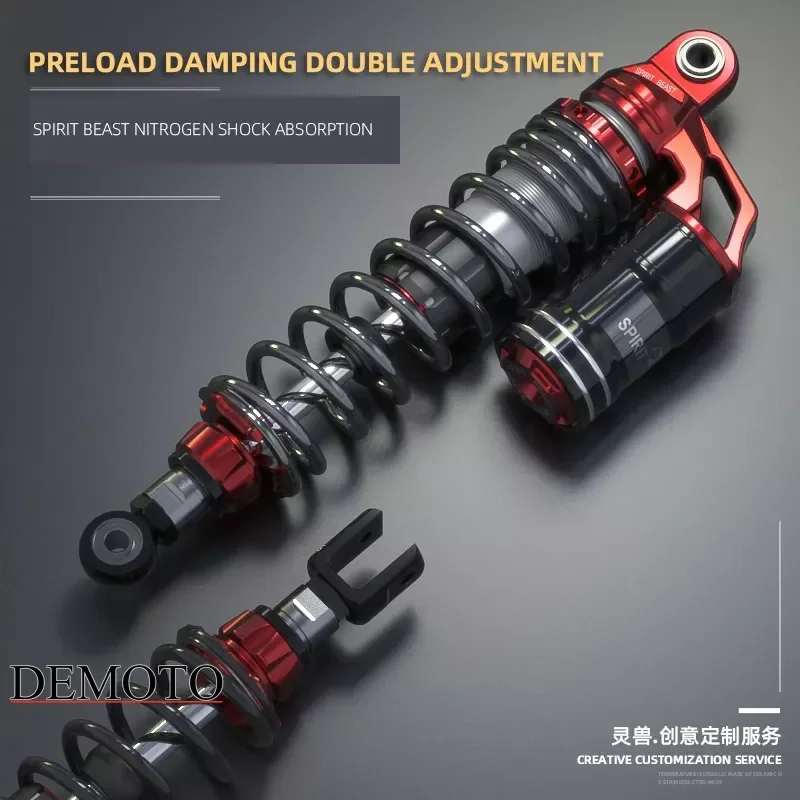 

Rear shock absorber modified motorcycle adjustable hydraulic spring rear shock absorber electric vehicle nitrogen shock absorber