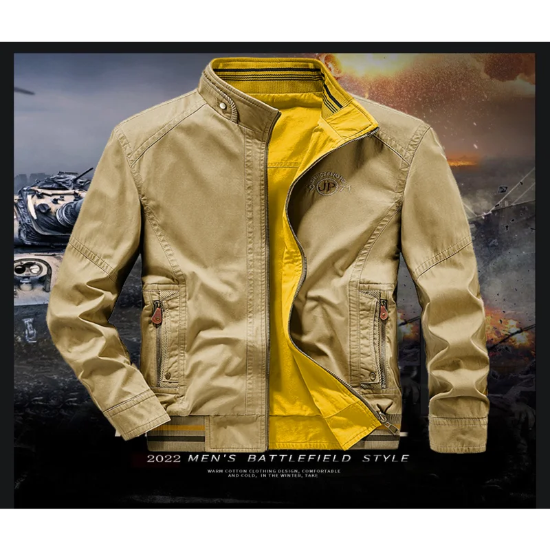 Style Men's Clothing Air Conditioning Clothes Cold Jackets Knitted Coat Waterproof Windbreaker Mens Sports Sweat-shirts Varsity